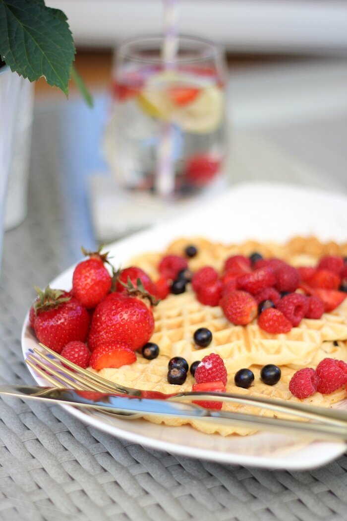 Joghurt Waffeln mit Beeren (9)